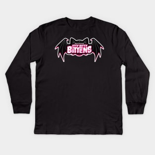 Itty Bitty Bittens - Official Logo Kids Long Sleeve T-Shirt